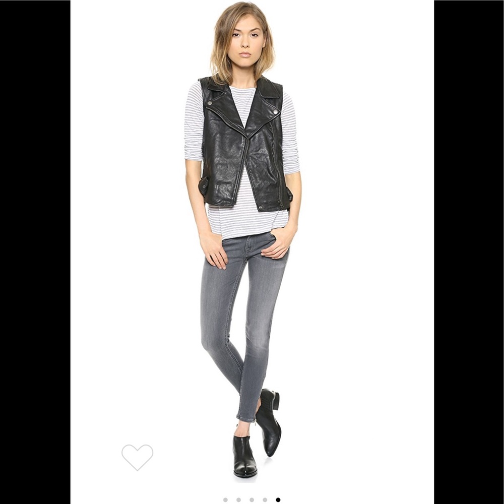 7 For All Mankind The Skinny Jeans with Ankle Zips